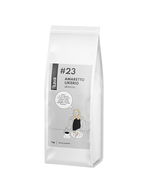 Grauzdētas kafijas pupiņas ar Amaretto liķiera garšu Kava96 Nr.23, 1 kg