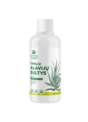 Tikrojo alavijo sula, imunitetui, gremošanai, ādai, Švenčionių vaistažolės, 530 ml