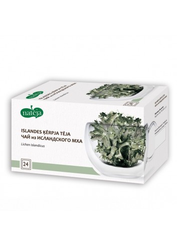 Islandes ķērpja tēja Natēja, 24 gab.