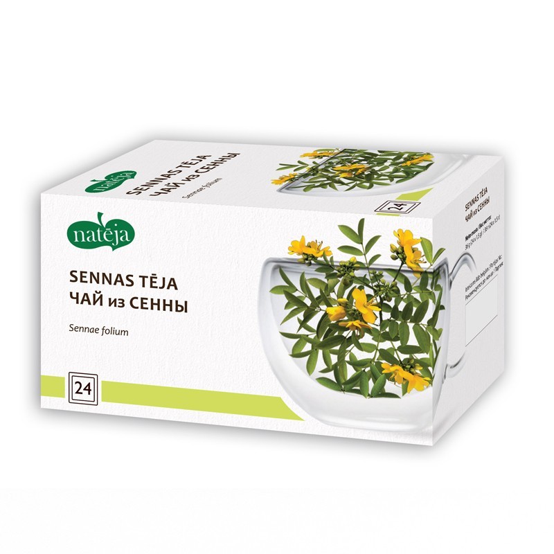 Sennas tēja, Natēja, 24 gab.