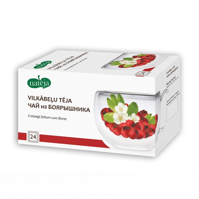 Vilkābeļu tēja, Natēja, 24 gab.