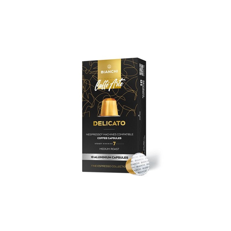 Caffè Arte Delicato, kavos kapsulės Nespresso®, BIANCHI, 10 vnt.