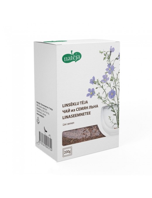 Linsēklu tēja, Natēja, 200 g Linsēklu tēja, Natēja, 200 g