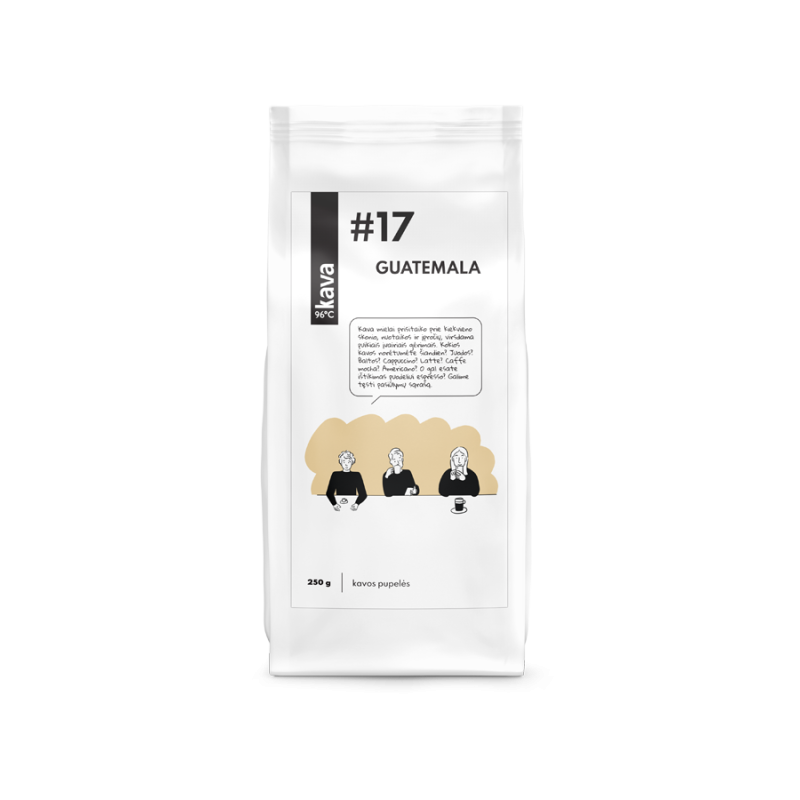 Grauzdētas kafijas pupiņas Kava96 Nr.17, Guatemala (SHB)