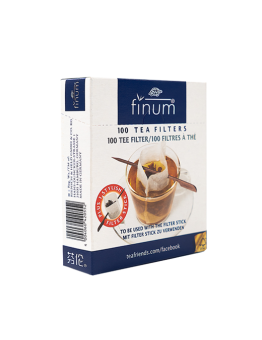 Piekaramie tējas filtri krūzei ar filtra turētāju, Finum, 100 gab.