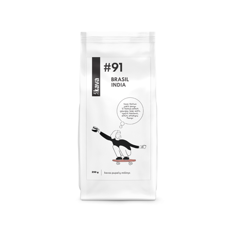 Grauzdētas kafijas pupiņas KAVA96 Nr.91, MIX Brasil | Onelife