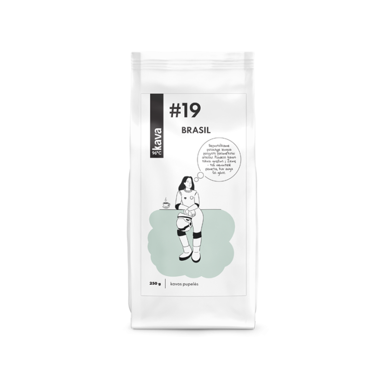 Grauzdētas kafijas pupiņas KAVA96 Nr.19, BRASIL Yellow Bourbon | Onelife