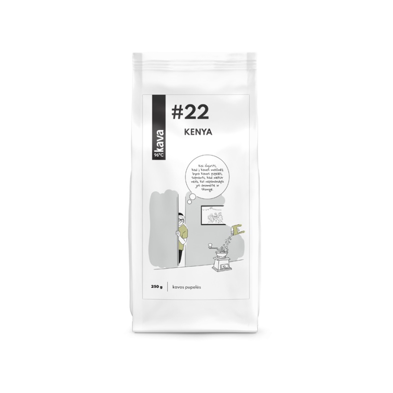 Grauzdētas kafijas pupiņas KAVA96 Nr.22, Kenija | Onelife