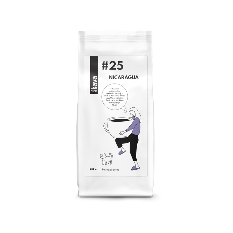 Grauzdētas kafijas pupiņas KAVA96 Nr.25, Nikaragva | Onelife