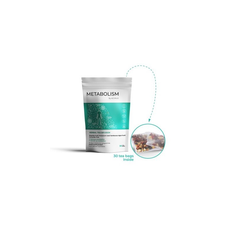 Metabolism, tēja, Acorus, 30 maisiņi