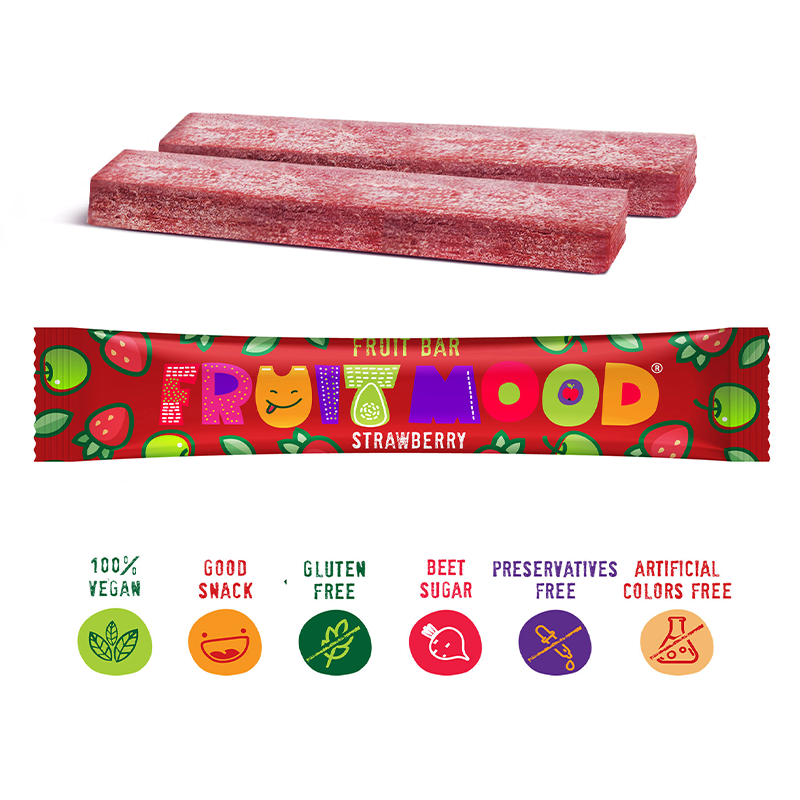 Augļu batoniņš ar ķiršiem| FruitMood