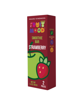 Augļu batoniņi ar zemenēm| Fruitmood