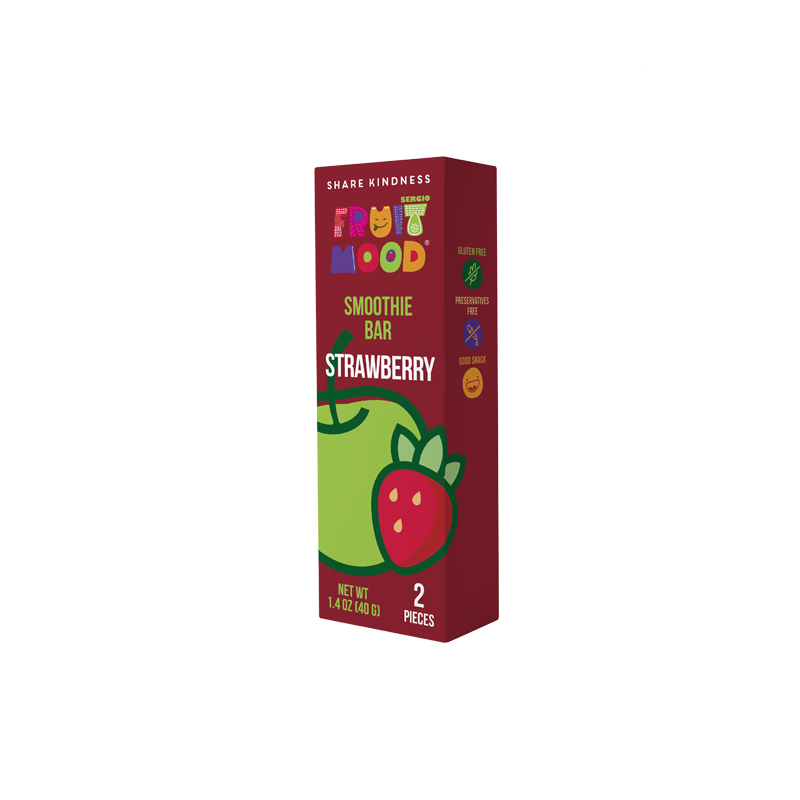 Augļu batoniņi ar zemenēm| Fruitmood