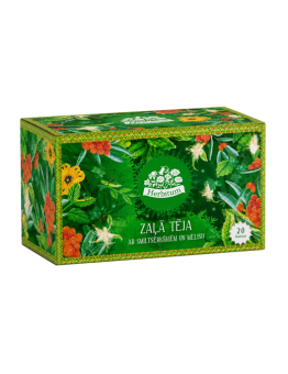Zaļā tēja ar smiltsērkšķiem un melisu, Herbitum, 20 gab.