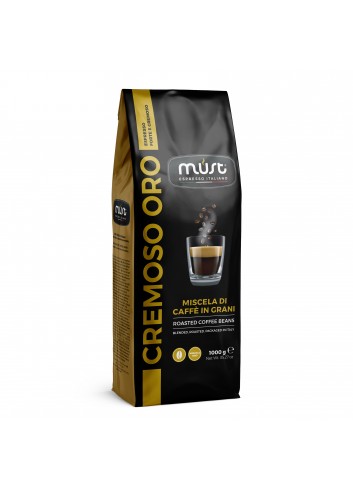 Grauzdētas kafijas pupiņas Must Cremoso Oro, 1kg