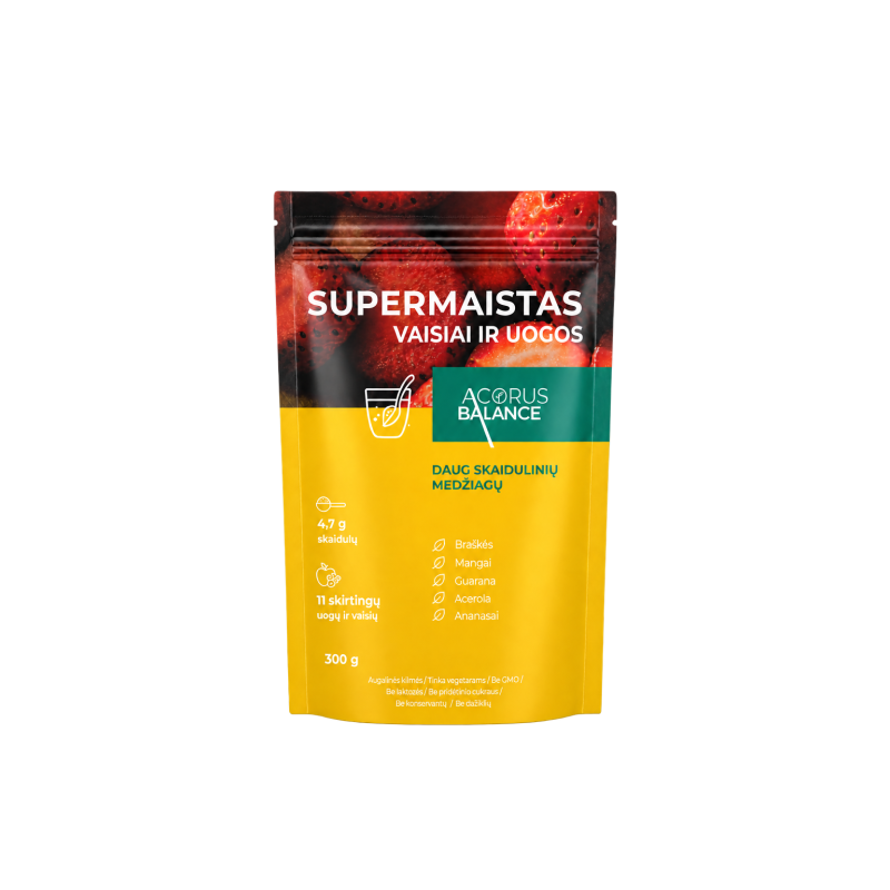 Superprodukts, Augļi un ogas, Acorus Balance, 300 g.