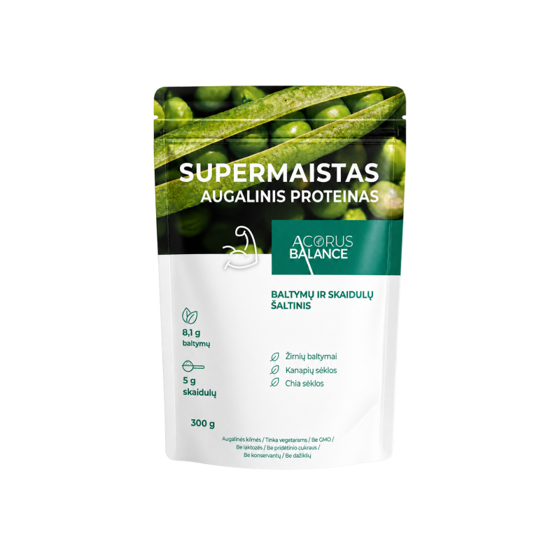 Supermaistas "Augalinis proteinas", Acorus Balance, 300 g.