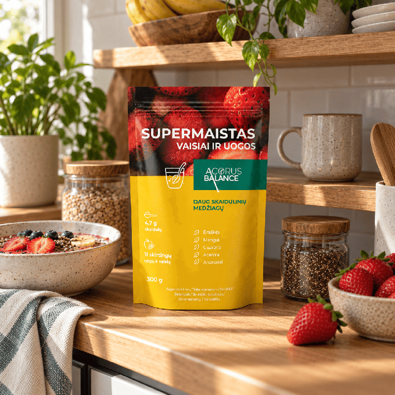 Superprodukts, Augļi un ogas, Acorus Balance, 300 g.