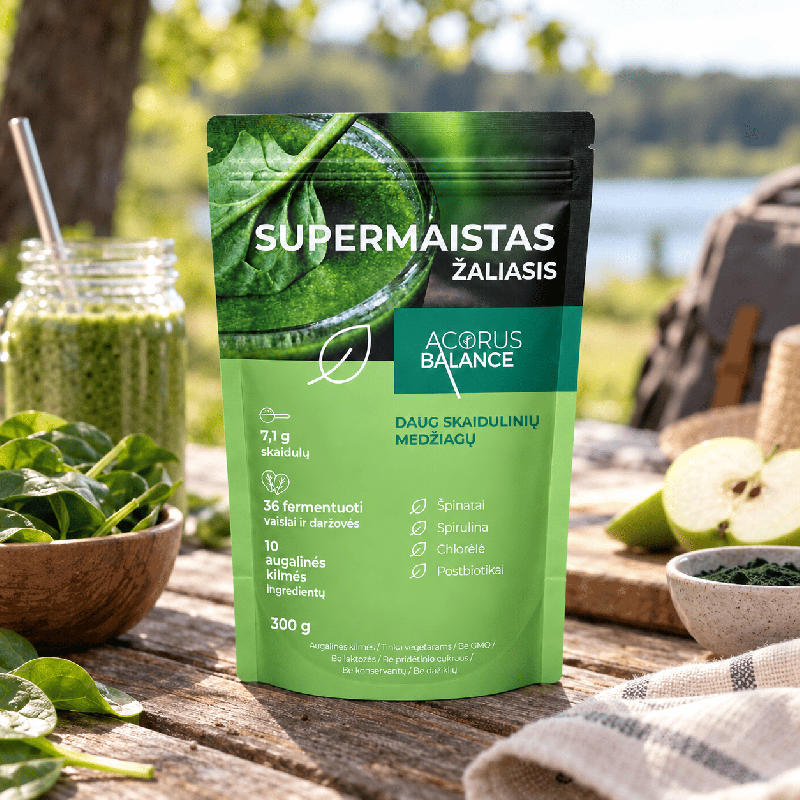Zaļais superprodukts, Acorus Balance, 300 g.