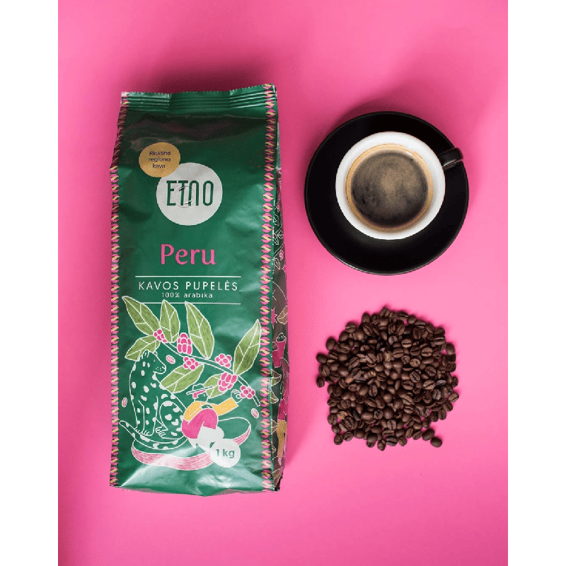 PERU, kafijas pupiņas, ETNO, 1 kg