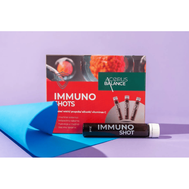 Immuno shots, imūnsistēmai, Acorus Balance, 14 gab.