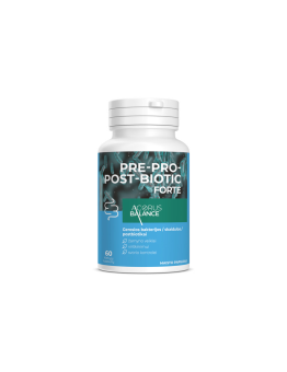 Pre-Pro-Post-Biotic forte – labvēlīgās baktērijas gremošanai, Acorus Balance, 60 kapsulas