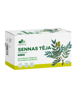 Sennas tēja, Ārstniecības augu tējas, 24 gab. | Natēja