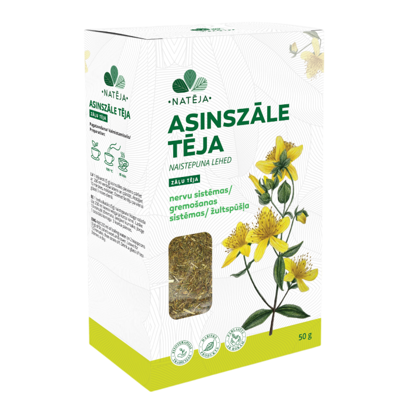 Asinszāles tēja, Ārstniecības augu tējas, 50 g | Natēja