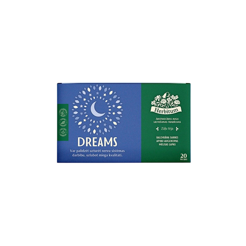 Zāļu tēja Dreams Herbitum | one-life.lv