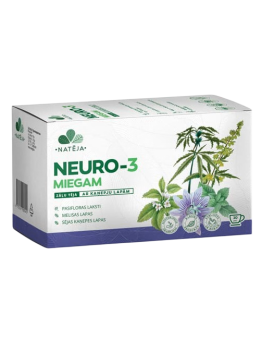 Neuro - 3 Miegam ar Kaņepju lapām Natēja, 20 gab. | one-life.lv
