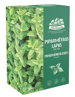 Piparmētru lapu tēja, Herbitum, 50 g