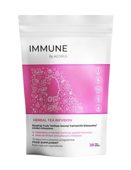 Immune, tēja, Acorus, 30 tējas maisiņi