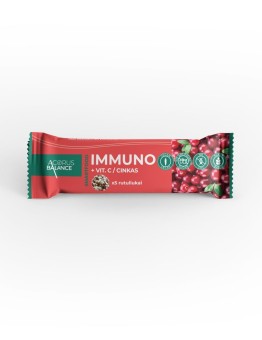 IMMUNO + C vitamīns / Cinks uzkoda imunitātei, Acorus Balance, 5 gab.