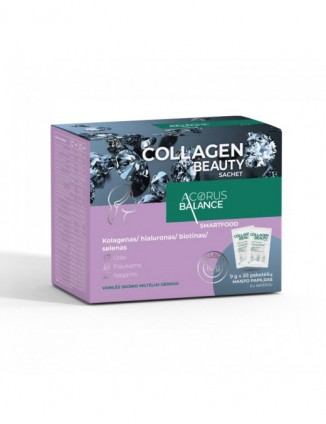 Collagen beauty pulveris paciņās, 20 gab.