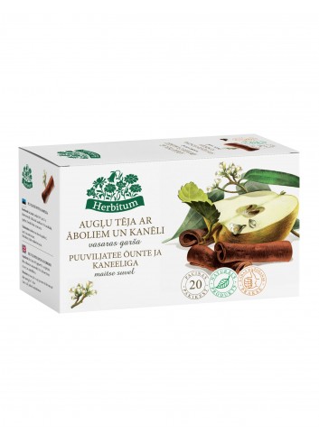 Augļu tēja ar āboliem un kanēli, Herbitum, 20 gab.