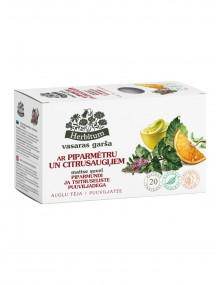 Augļu tēja ar piparmētrām un citrusaugļiem Herbitum, 20 gab.