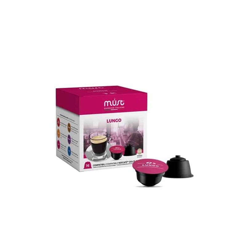 Kafija kapsulās Lungo, Dolce Gusto®* aparātiem