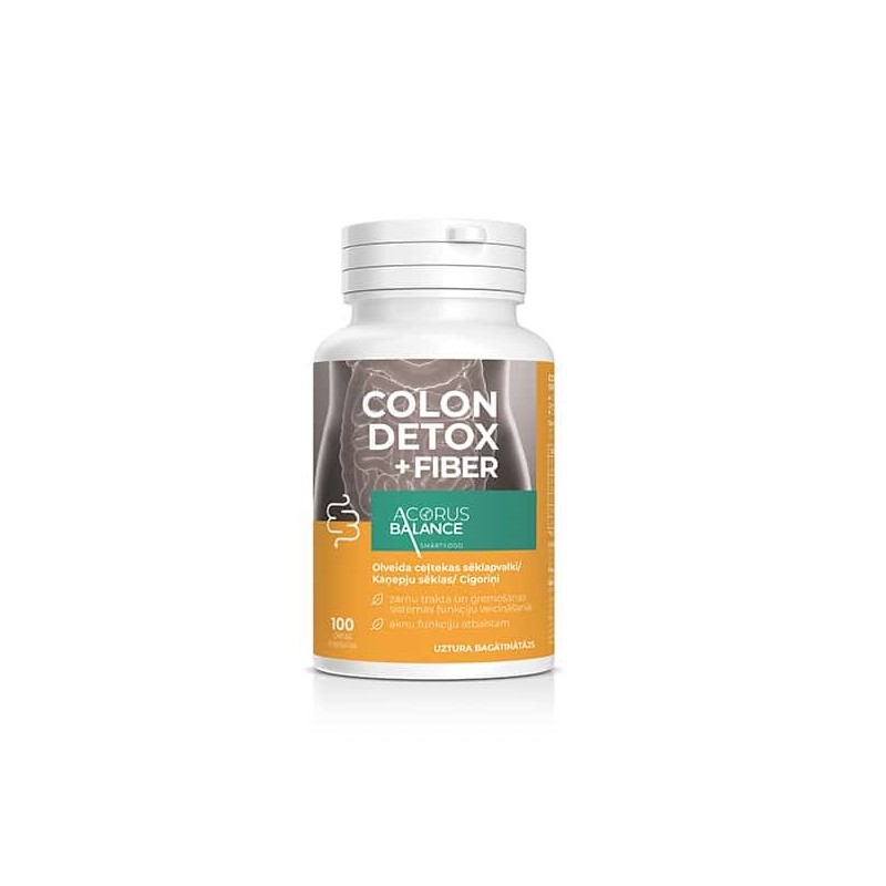 COLON DETOX + fiber, 100 gab.
