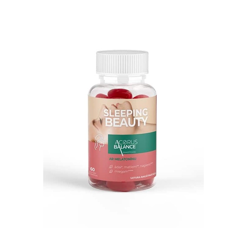 Acorus Balance SLEEPING BEAUTY GUMMIES ar melatonīnu