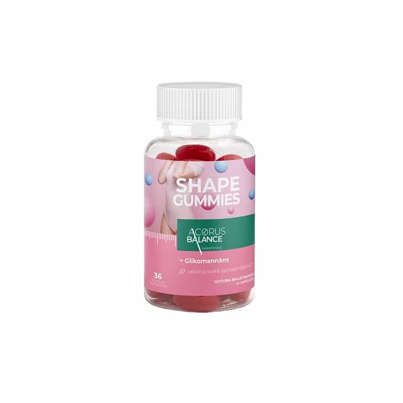 SHAPE GUMMIES, svara kontrolei, 36 gab.