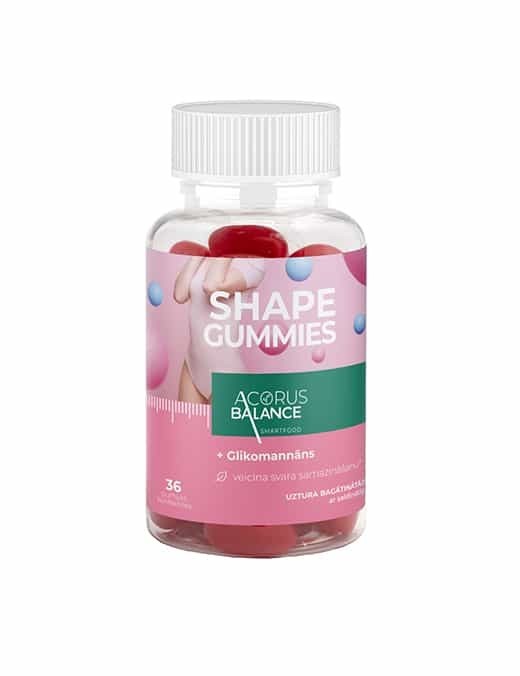 SHAPE GUMMIES, svara kontrolei, 36 gab. SHAPE GUMMIES, svara kontrolei, 36 gab.