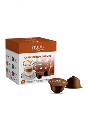 Kafija kapsulas Cappuccino Caramel Must Dolce Gusto®, 16 gab.