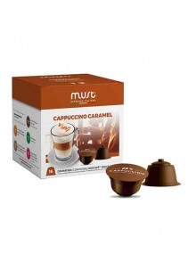 Kafija kapsulās Cappucino caramel Must Dolce Gusto