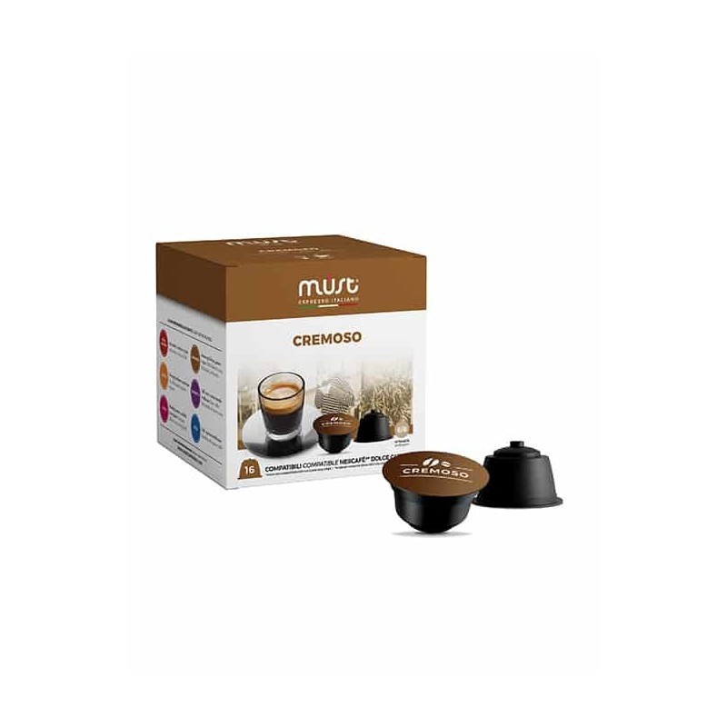 Kafijas kapsulas Cremoso Must Dolce Gusto