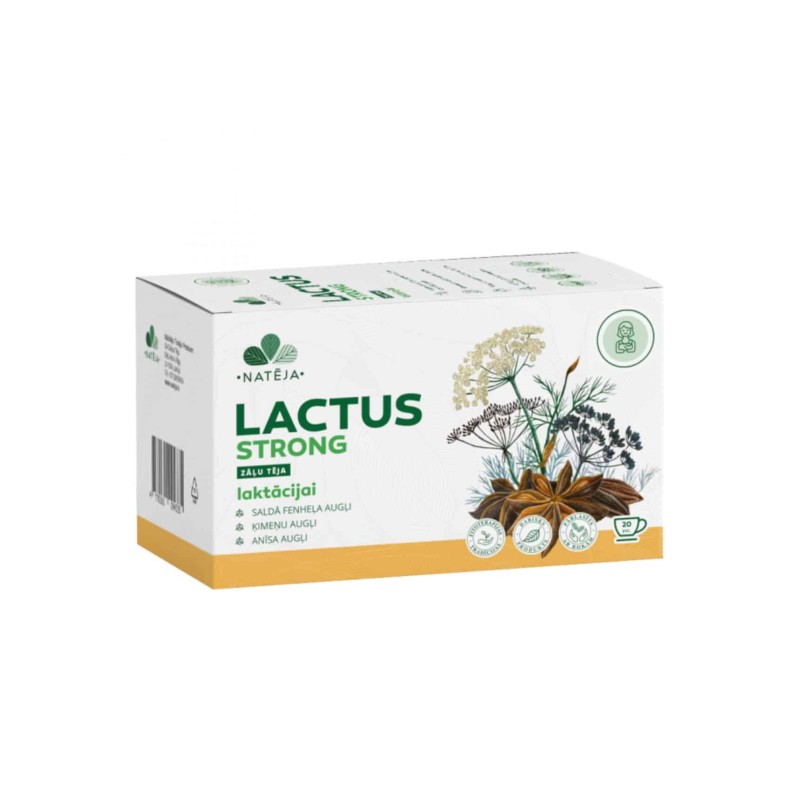 Zāļu tēja Lactus strong, Natēja, 20 gab.