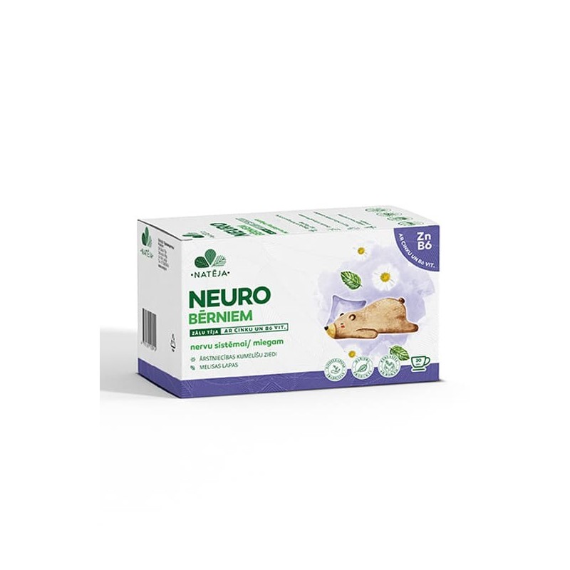 Natēja Neuro Bērniem ar Vitamīniem Natēja, 20 gab.