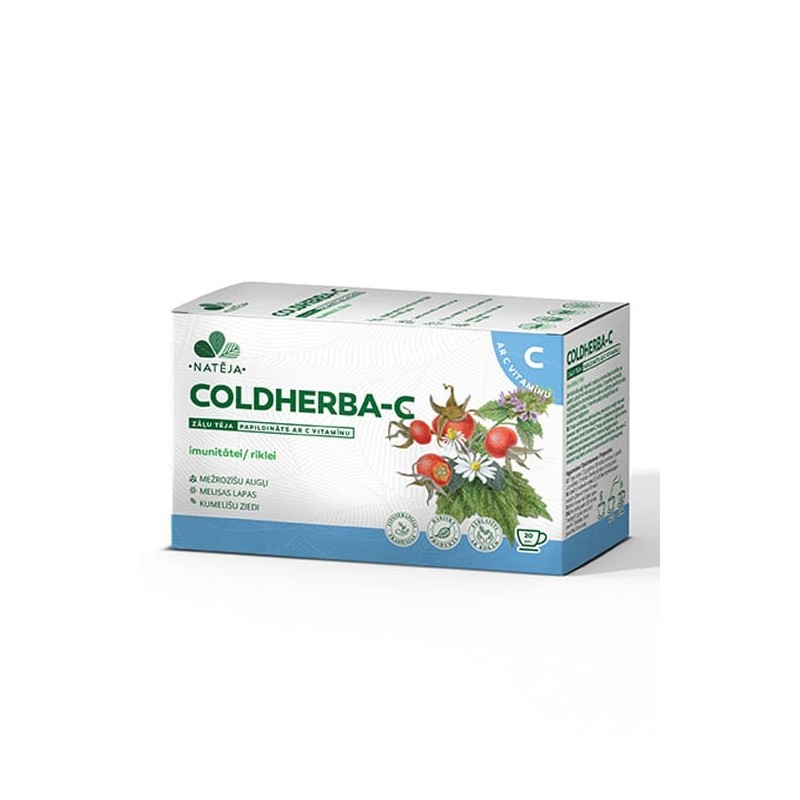 Zāļu tēja Coldherba - C Natēja, 20 gab.