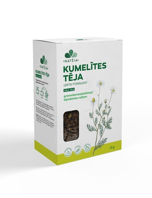 Kumelītes tēja Natēja, 25g Kumelītes tēja Natēja, 25g