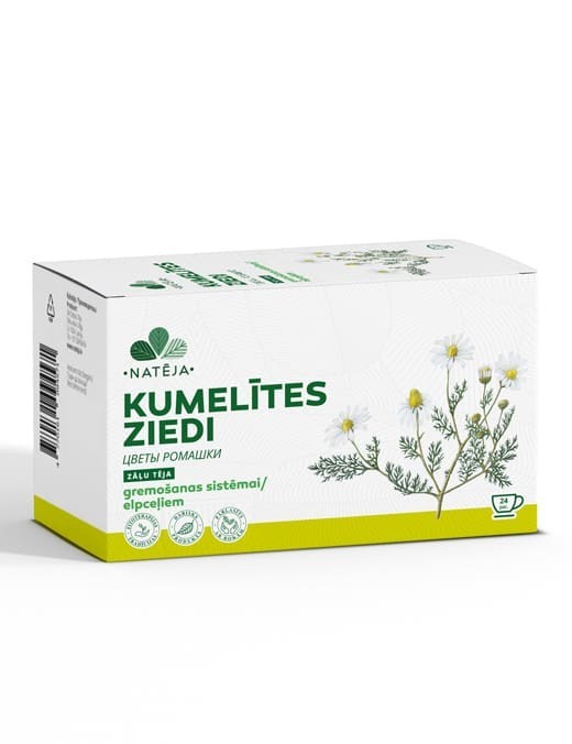 Kumelītes tēja Natēja, 24 gab. Kumelītes tēja Natēja, 24 gab.