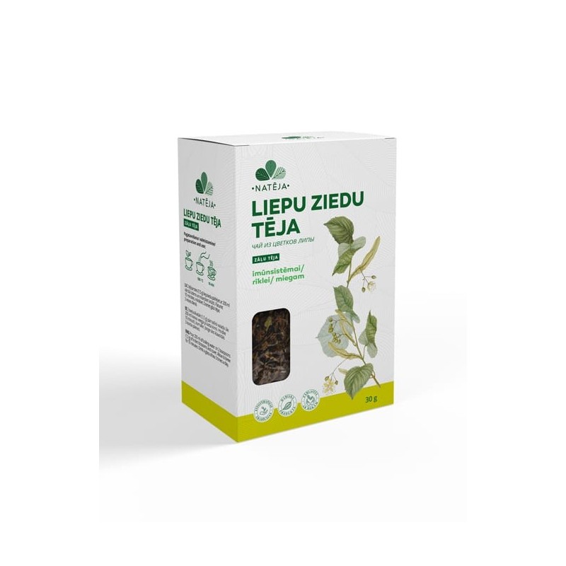 Liepu ziedu tēja Natēja, 30g
